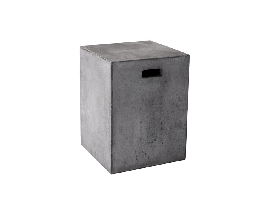 CASTOR END TABLE - ANTHRACITE GREY