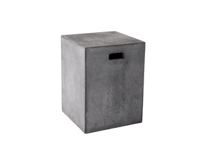 CASTOR END TABLE - ANTHRACITE GREY