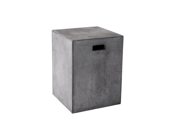 CASTOR END TABLE - ANTHRACITE GREY