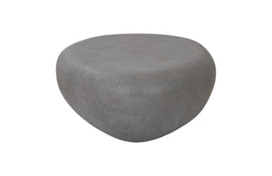 River Stone Coffee Table, Charcoal Stone, Large
