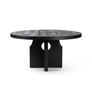 Allandale Round Dining Table - Black Elm