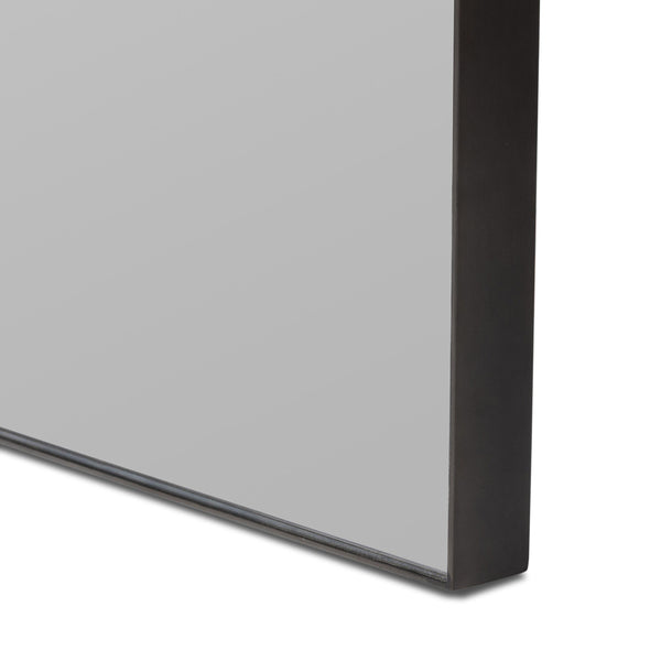 Auryn Mirror In Grey Mirror And Aged Black