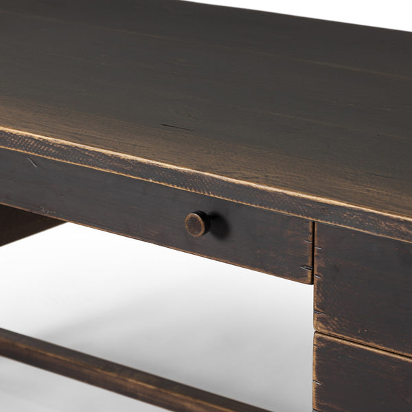 Reign Desk - Distressed Walnut