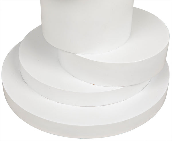 Hugo Side Table, Solid White
