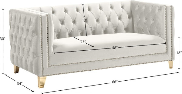 Caroline Velvet Loveseat
