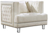 Rudolph Chair In Cream Velvet