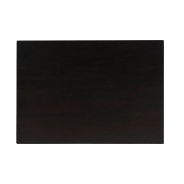 Caine KD Rattan Nightstand/Side Table, Black