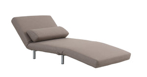 Jaidan Chair Bed in Beige Fabric