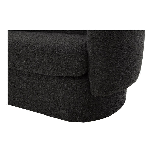 Moe's Koba Sofa Maya Black, 4-Seater