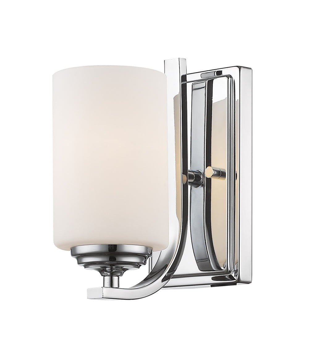 Bordeaux 1 Light Wall Sconce in Chrome Finish