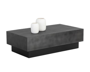 BLAKELY COFFEE TABLE - GUNMETAL