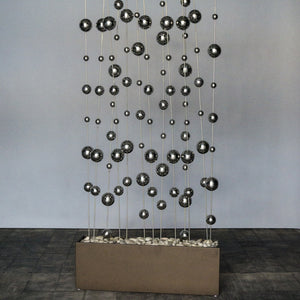 Ball Sway in Custom Rectangle Planter (polished wh