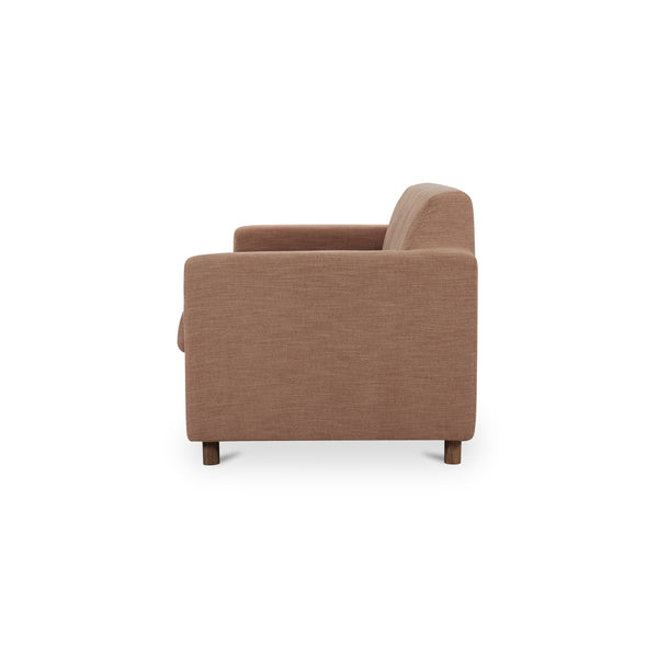 Moe's Finch Sofa in Washed Pink Linen