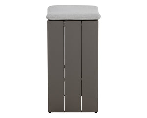 VERIN BARSTOOL - WARM GREY - GRACEBAY LIGHT GREY