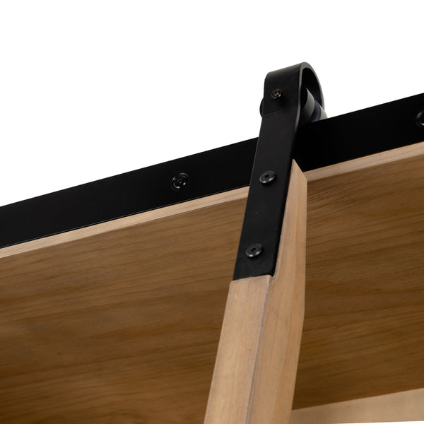 Bane Triple Bookshelf W/ Ladder In Smoked P