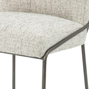 Astrud Bar Stool in Lyon Pewter