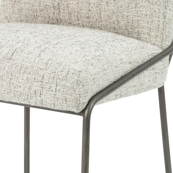Astrud Bar Stool in Lyon Pewter