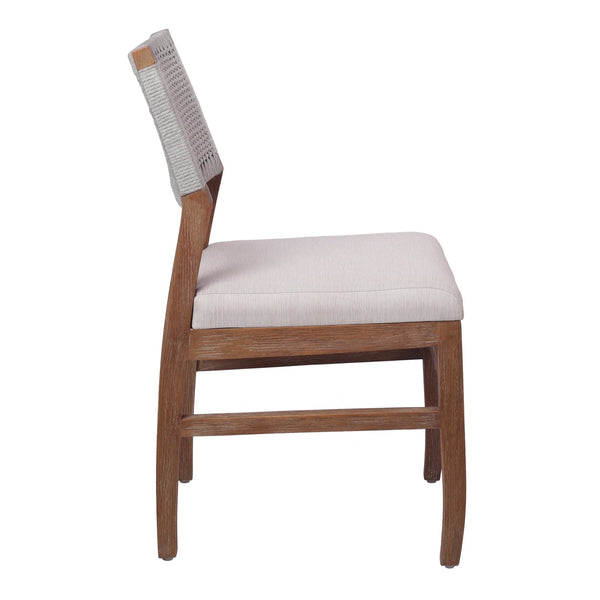 Pierre Rope Dining Chair In Gray 