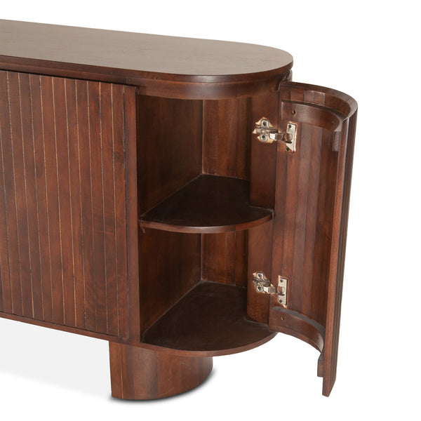 Athena 79" Sideboard, Aged Mahogany