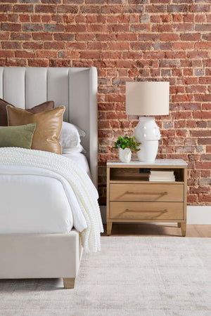 Cambria 2-Drawer Nightstand