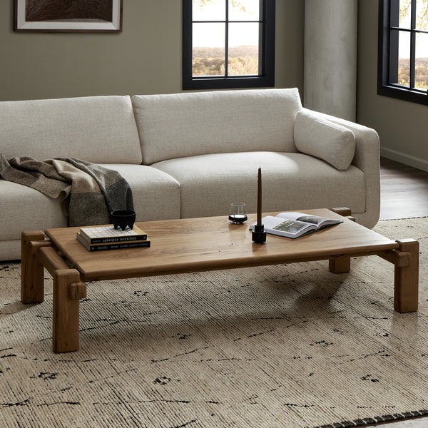 Marcia Large Coffee Table in French Oak