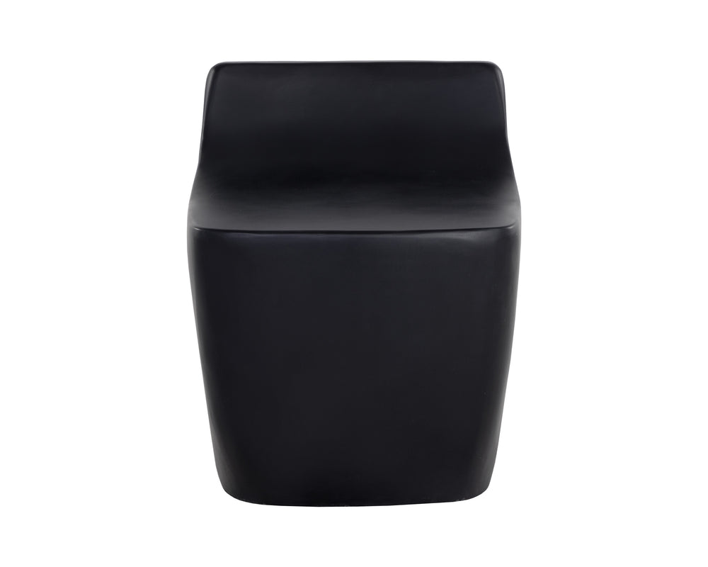 LEDGER STOOL - BLACK