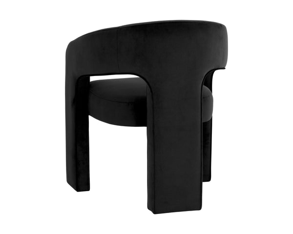 ISIDORE DINING ARMCHAIR - ABBINGTON BLACK