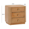Abigail Natural Acacia Nightstand
