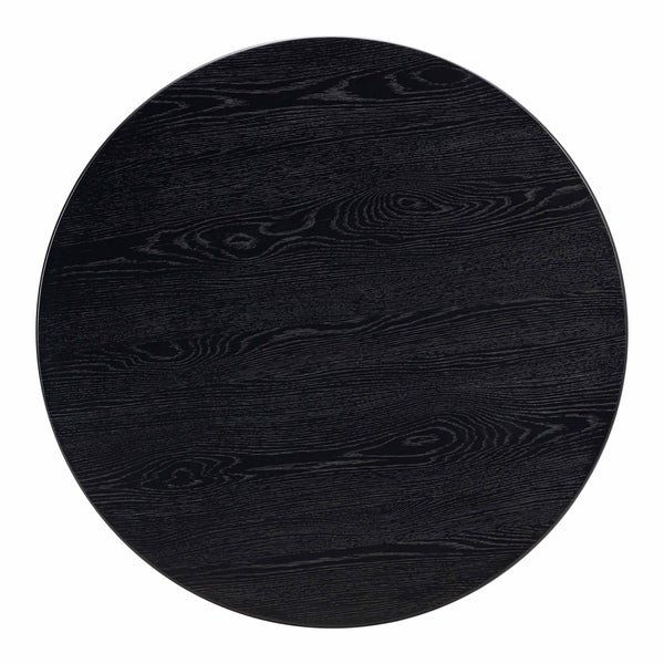Chelsea Black Oak Round Dining Table