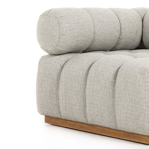 Roma Outdoor Sectional In Corner Pc In Ash