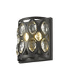 Dealey 2 Light Wall Sconce in Matte Black Finish