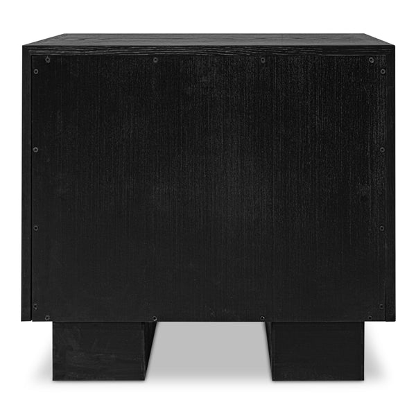Moe's Marcelle Nightstand in Black Oak