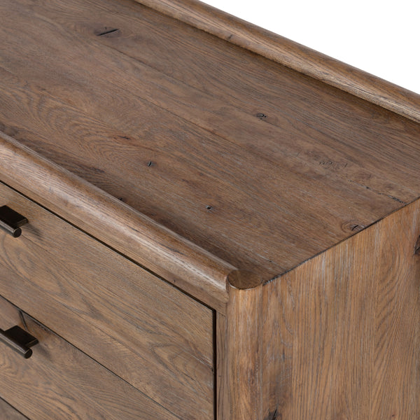 Glenview 6 Drawer Dresser In Weathered Oak