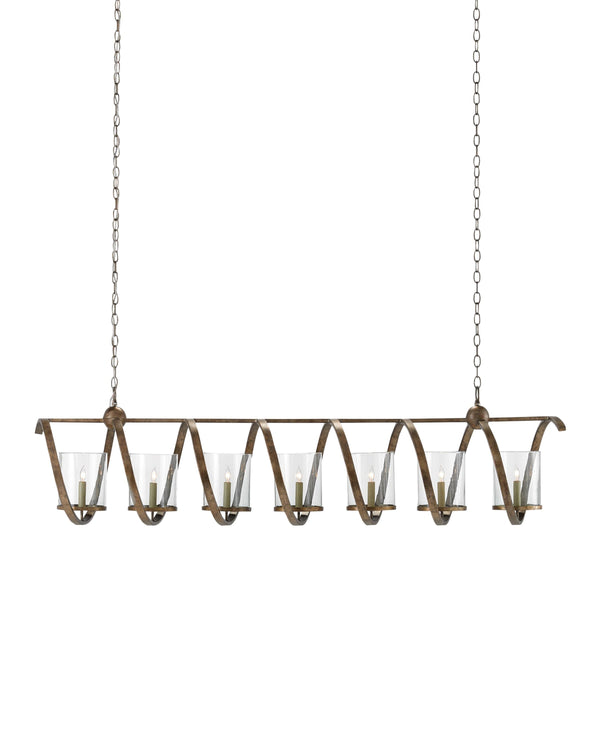 Maximus Grande Chandelier In Pyrite Bronze