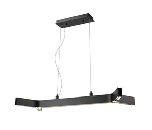 Arcano 5 Light Pendant in Matte Black Finish