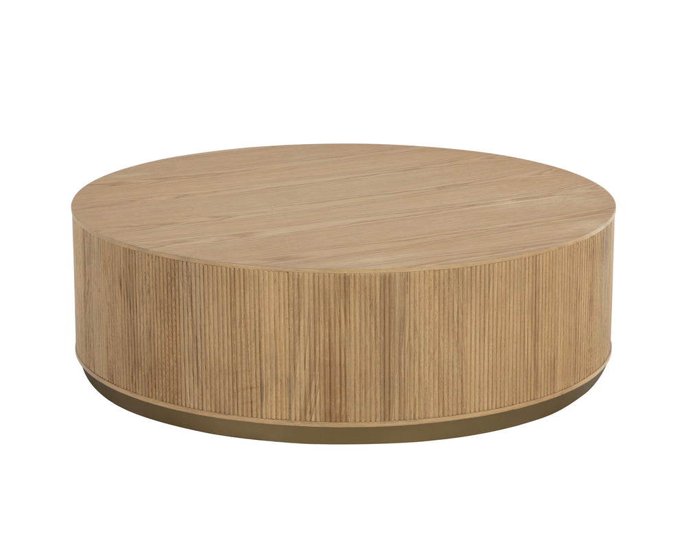 KALLA COFFEE TABLE - RUSTIC OAK