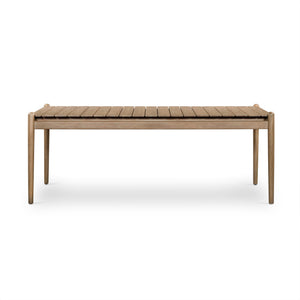 ROSEN OUTDOOR DINING TABLE 81" IN EUCALYPTUS