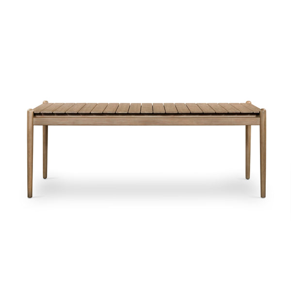 ROSEN OUTDOOR DINING TABLE 81" IN EUCALYPTUS