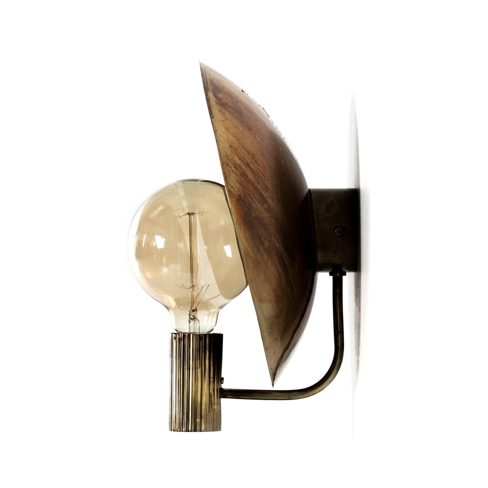 Lund Sconce In Burnt Brass