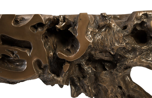 Freeform Console Table,Bronze , Extra Large