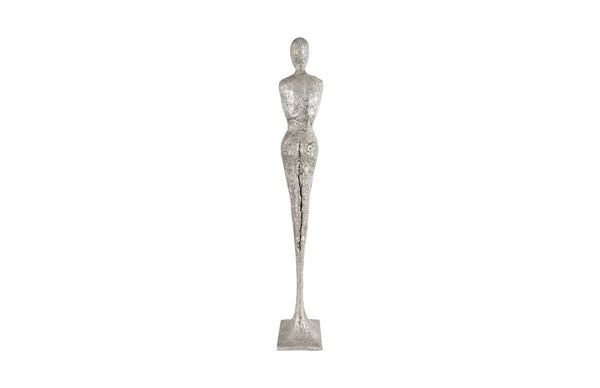 Skinny Chiseled Female, Silver Leaf