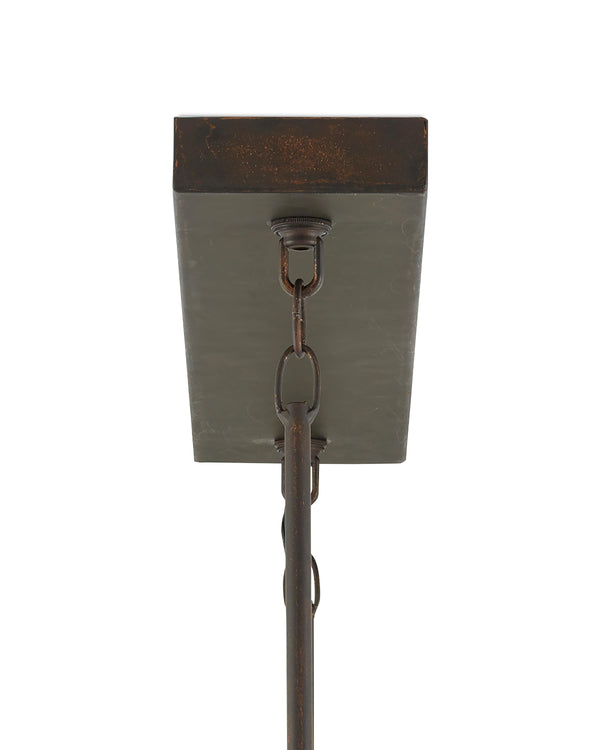 Middleton Bronze Rectangular Chandelier In Bronze Gold