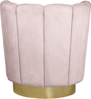 Anita Accent Chair In Pink Velvet