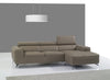 Simmons Leather Sectional Right Facing Chaise