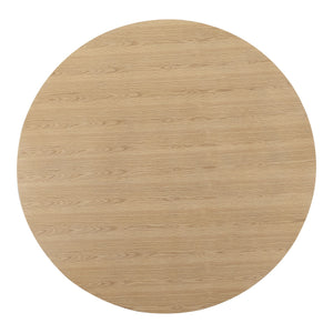 Moe's Otago 47" Round Dining Table in Oak