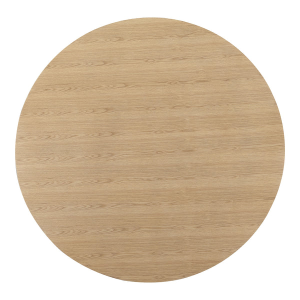 Moe's Otago 47" Round Dining Table in Oak