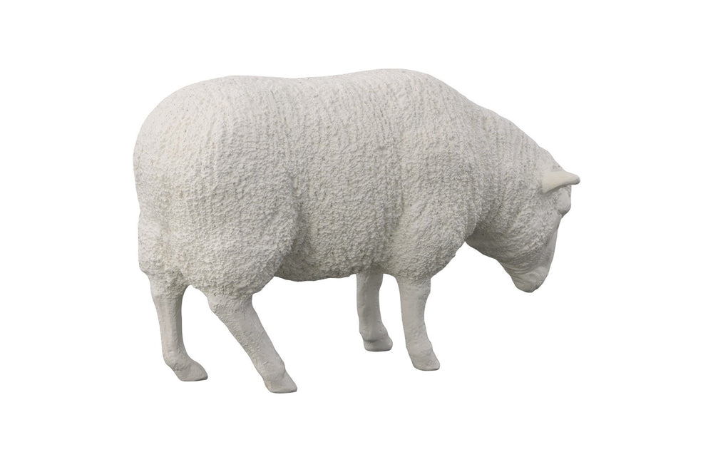 Sheep Sculpture, Gel Coat White