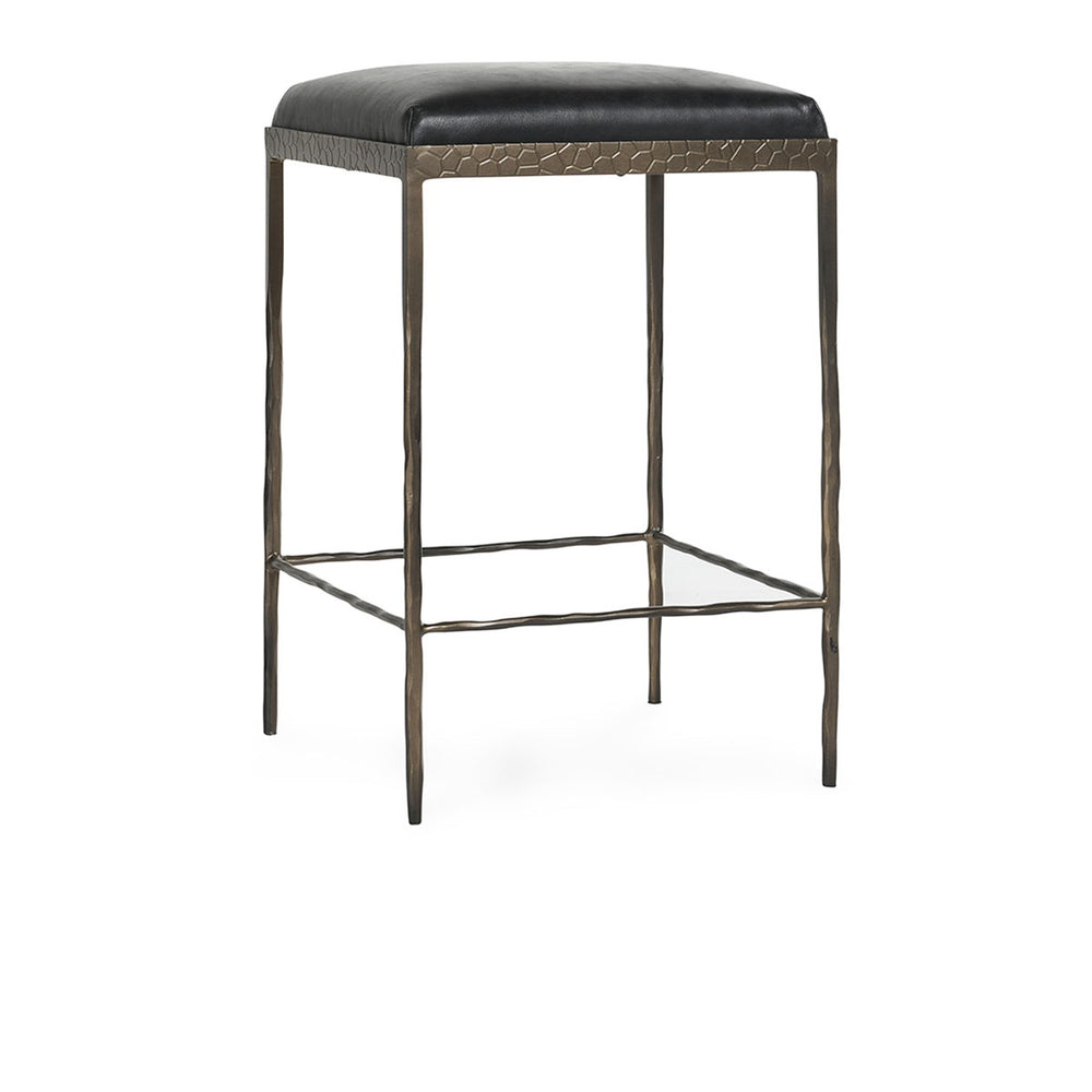 Bose Leather Counter Stool - Onyx Black