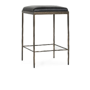 Bose Leather Counter Stool - Onyx Black