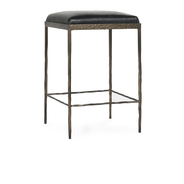 Bose Leather Counter Stool - Onyx Black
